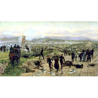 РЕПРОДУКЦИИ НА КАРТИНИ Битката при Плевен на 27 август 1877 г. (1883)